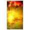 Designart - Red Dramatic Sky with Yellow Sun - Landscape Canvas Art Print
